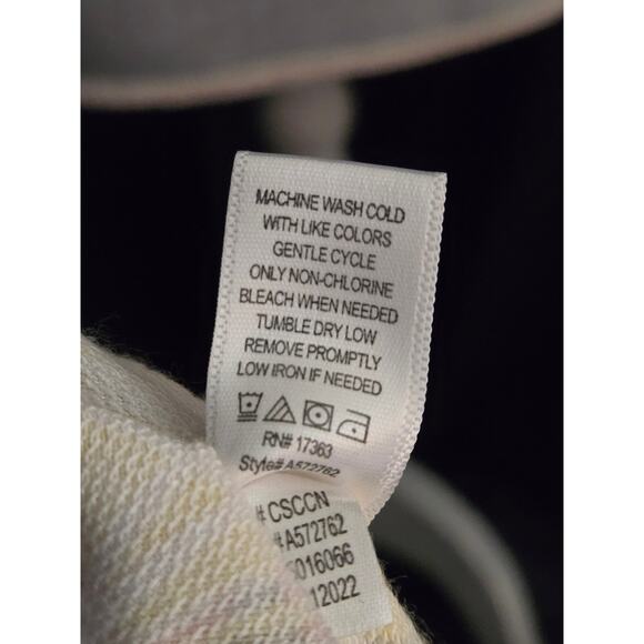 New Kookaburra by Ugg Women’s French Terry Hoodie Yellow Palm Print, Large - Picture 7 of 8